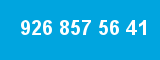 926 857 56 41 926 857 56 41